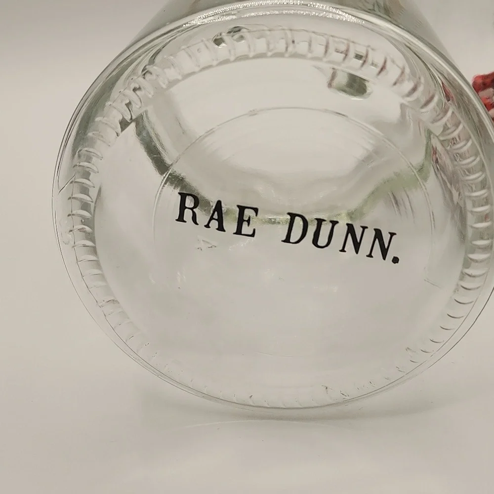 RAE DUN Glass Treat Jar Set with Gold Accents